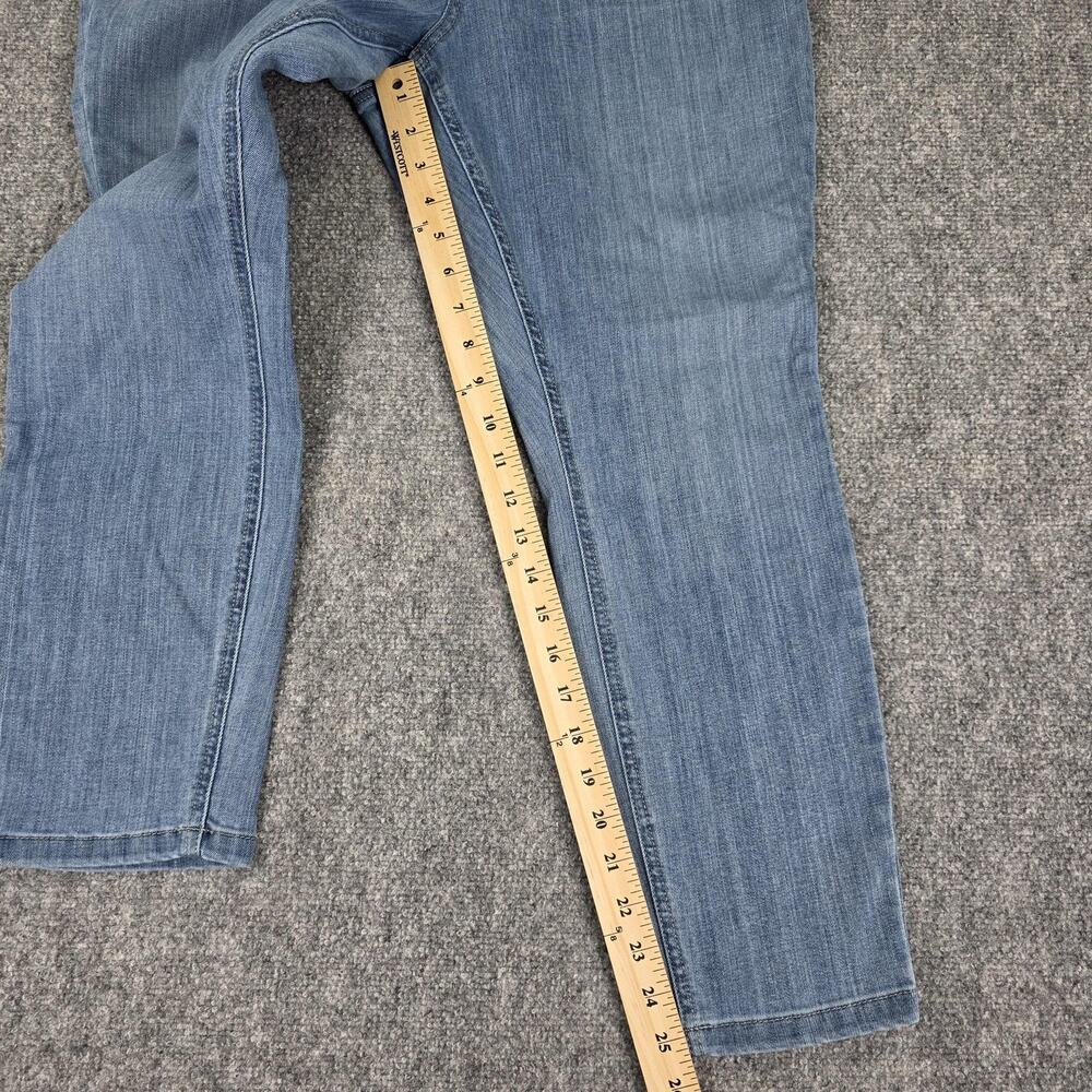 LL Bean Jeans Womens 14P Blue BeanFlex Stretch Mid Rise Classic Fit Denim Casual - Picture 6 of 16
